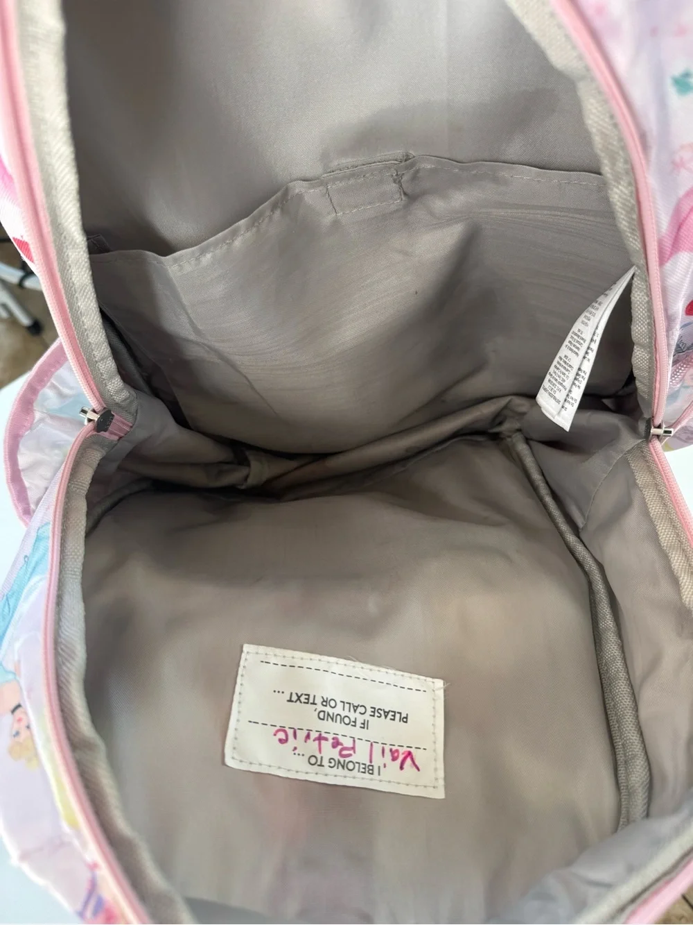 Disney Pink Princess Pottery Barn Kids Backpack Size Large